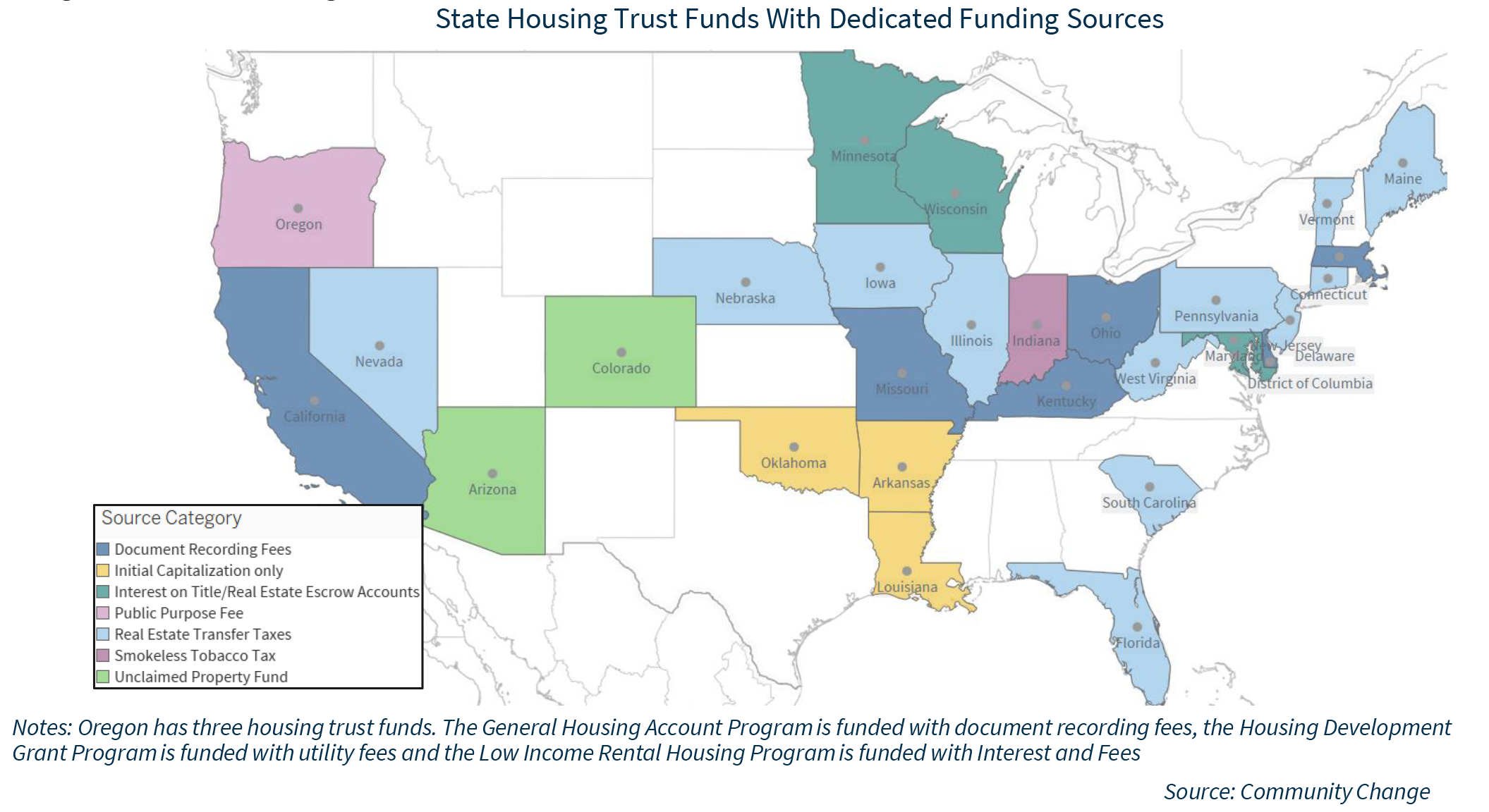 State Housing Trust Funds With Dedicated Funding Sources