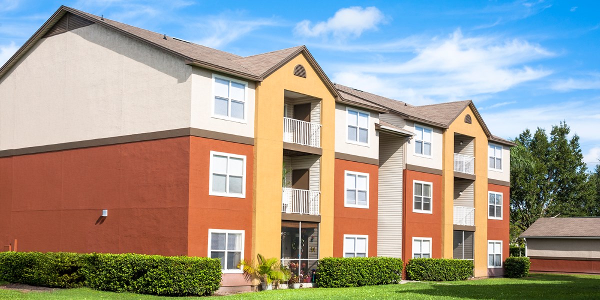 Apartment building exterior