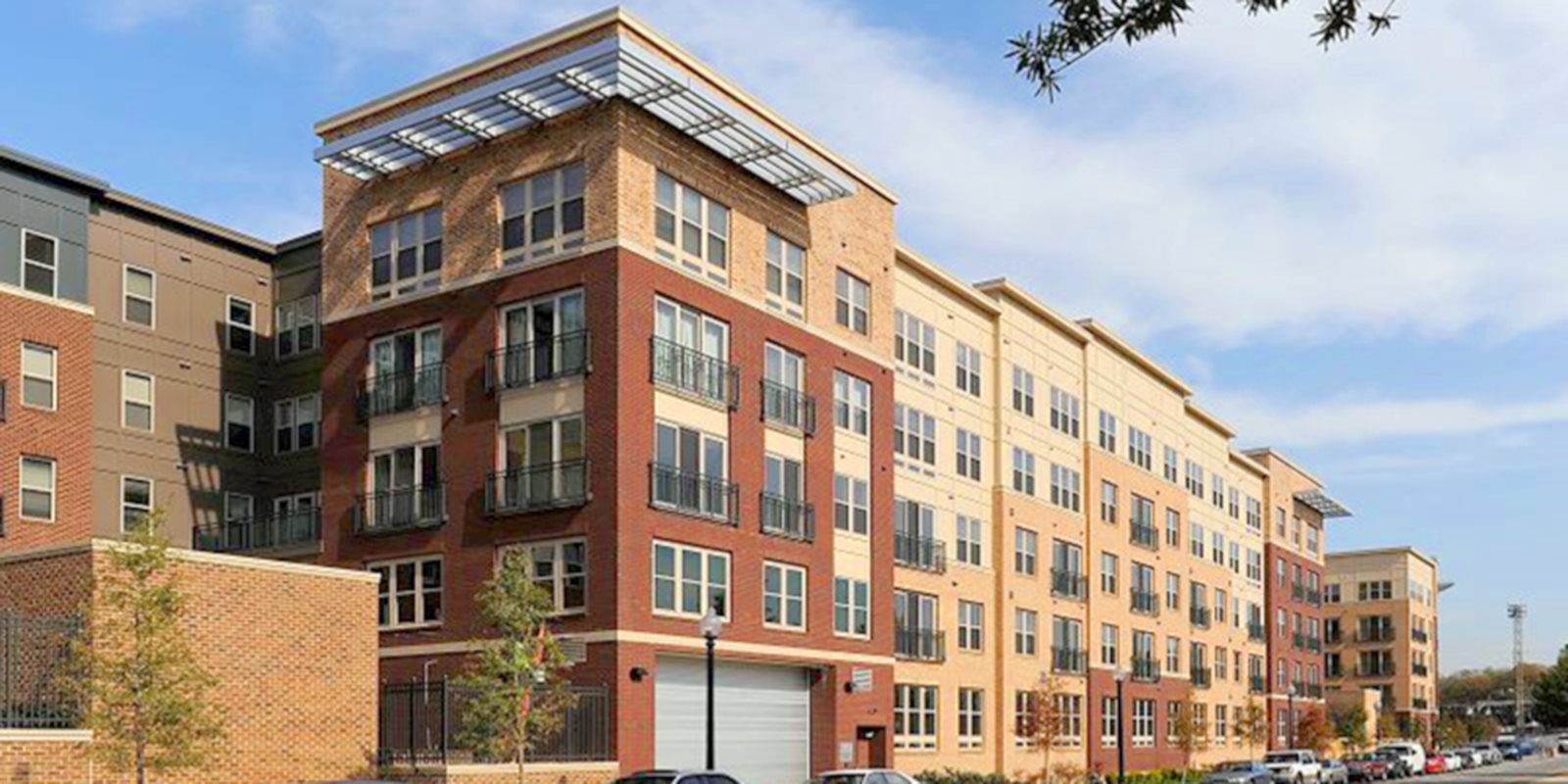 Apartment building exterior