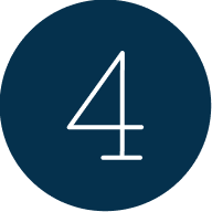 Number 4 inside a blue circle