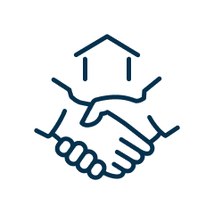 icon - house above handshake